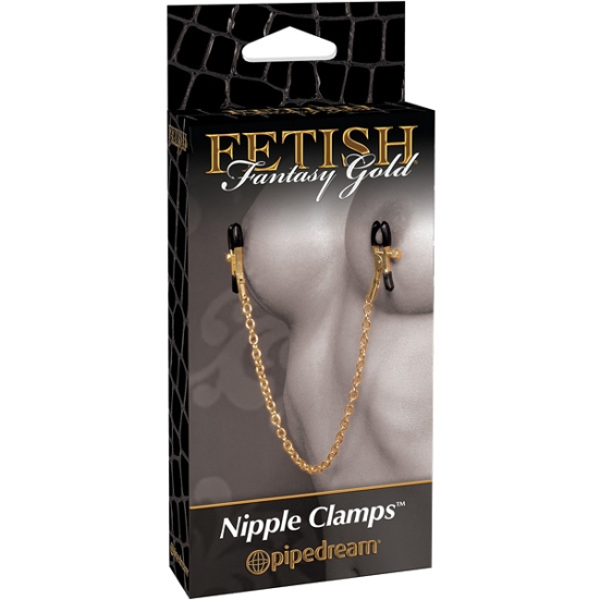 Зажимы на соски Gold Chain Nipple Clamps