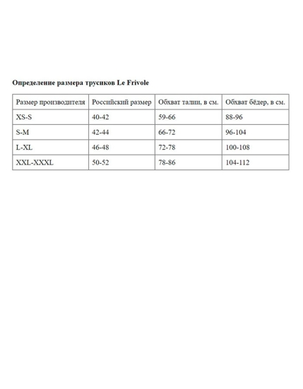 Трусики Le Frivole 06848