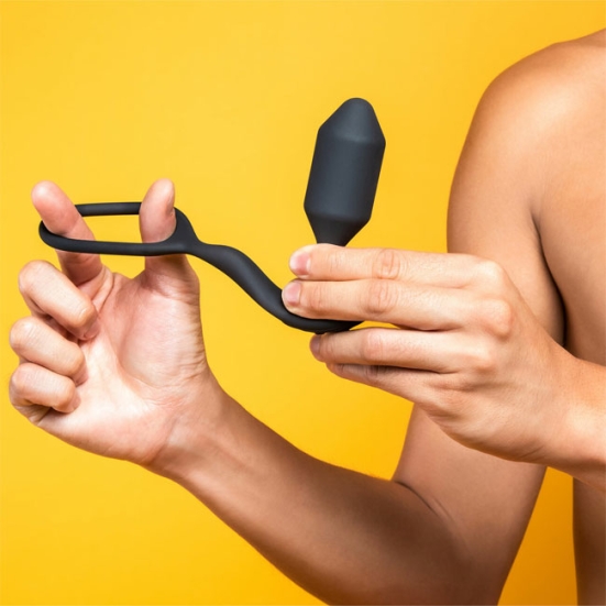 Пробка с кольцом b-Vibe Snug &amp; Tug