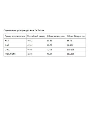 Трусики Le Frivole 06849