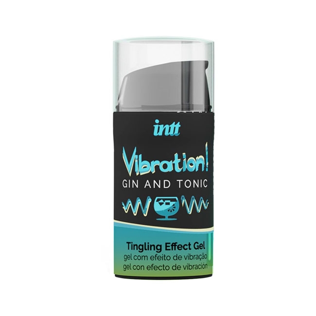 Возбуждающий гель INTT Vibration! Gin & Tonic