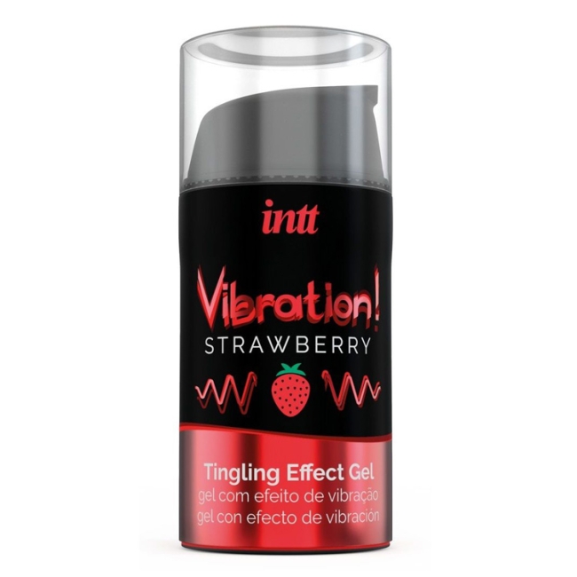 Возбуждающий гель INTT Vibration! Strawberry
